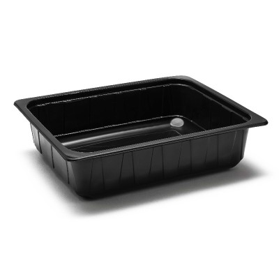 Contenitori Gastronorm 1/2 H65 termosaldabili in PP nero 4000 ml