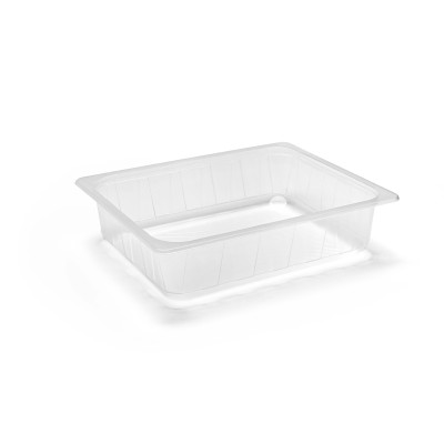 CONTENITORI VASCONI CASEARIO TERMOSALDABILI TRASPARENTI - CONFEZIONI IN PP - 1/2 GASTRONORM H80 - PZ 1152