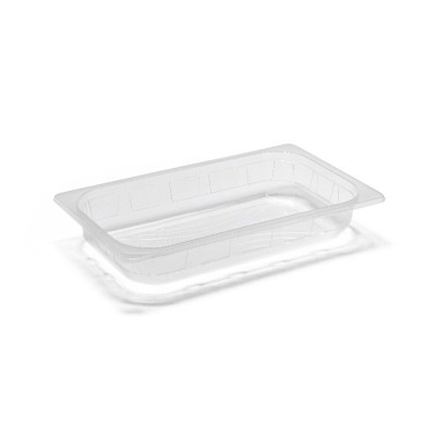 Contenitori Gastronorm 1/4 H42 termosaldabili in PP trasparente 1100 ml