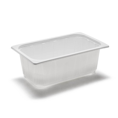 Contenitori Gastronorm 1/4 H95 termosaldabili in PP bianco 3000 ml