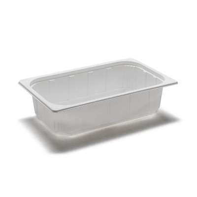 Contenitori Gastronorm 1/4 H70 termosaldabili in PP bianco 2200 ml
