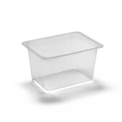 Contenitori Gastronorm 1/8 H80 R80 termosaldabili in PP trasparente 1000 ml