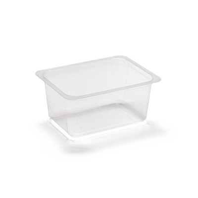 Contenitori Gastronorm 1/8 H65 R65 termosaldabili in PP trasparente 700 ml