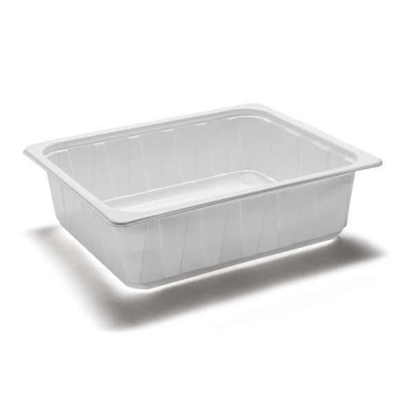 Contenitori Gastronorm 1/2 H115 termosaldabili in polipropilene bianco – 7000 ml