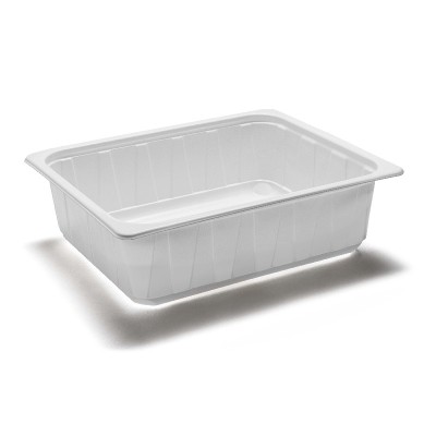 Contenitori Gastronorm 1/2 H95 termosaldabili in PP bianco 6000 ml