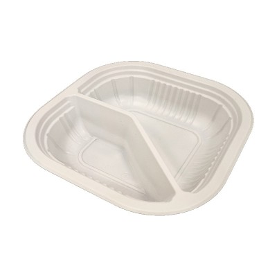 Piatti Biscomparto Compostabili 180x180 Termosaldabili